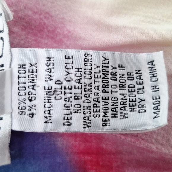 Mishca Floral Animal Print Mobwife 3/4 Maximalism Boho Tie Front Blouse Size XL - Picture 11 of 12